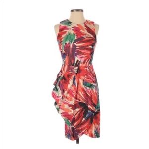 Ann Taylor Jungle Floral Dress. Size 4